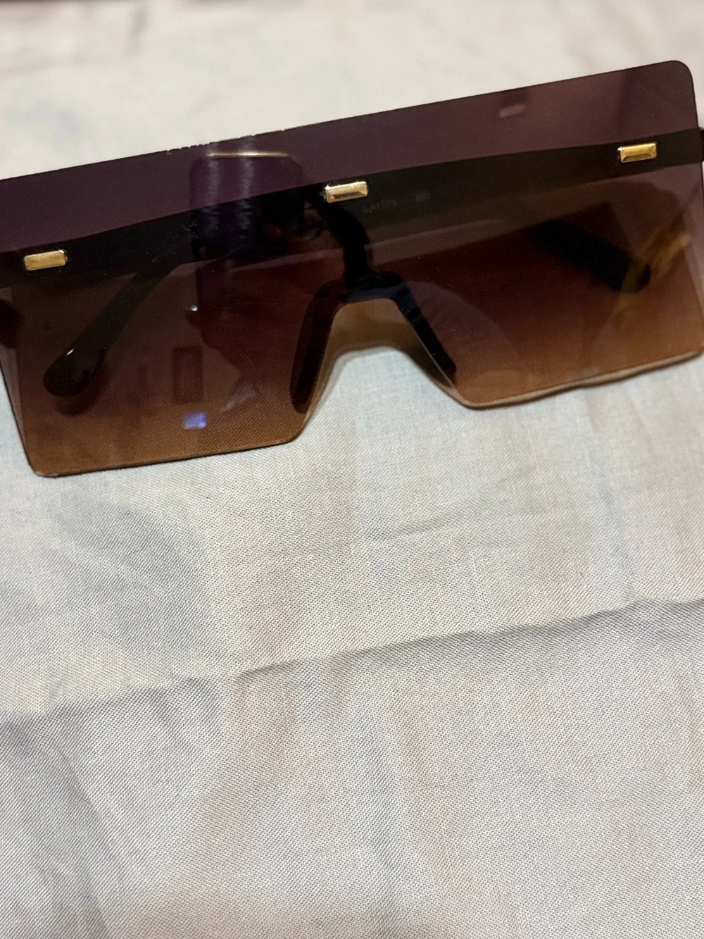 Brown Shield Women's Sunglasses